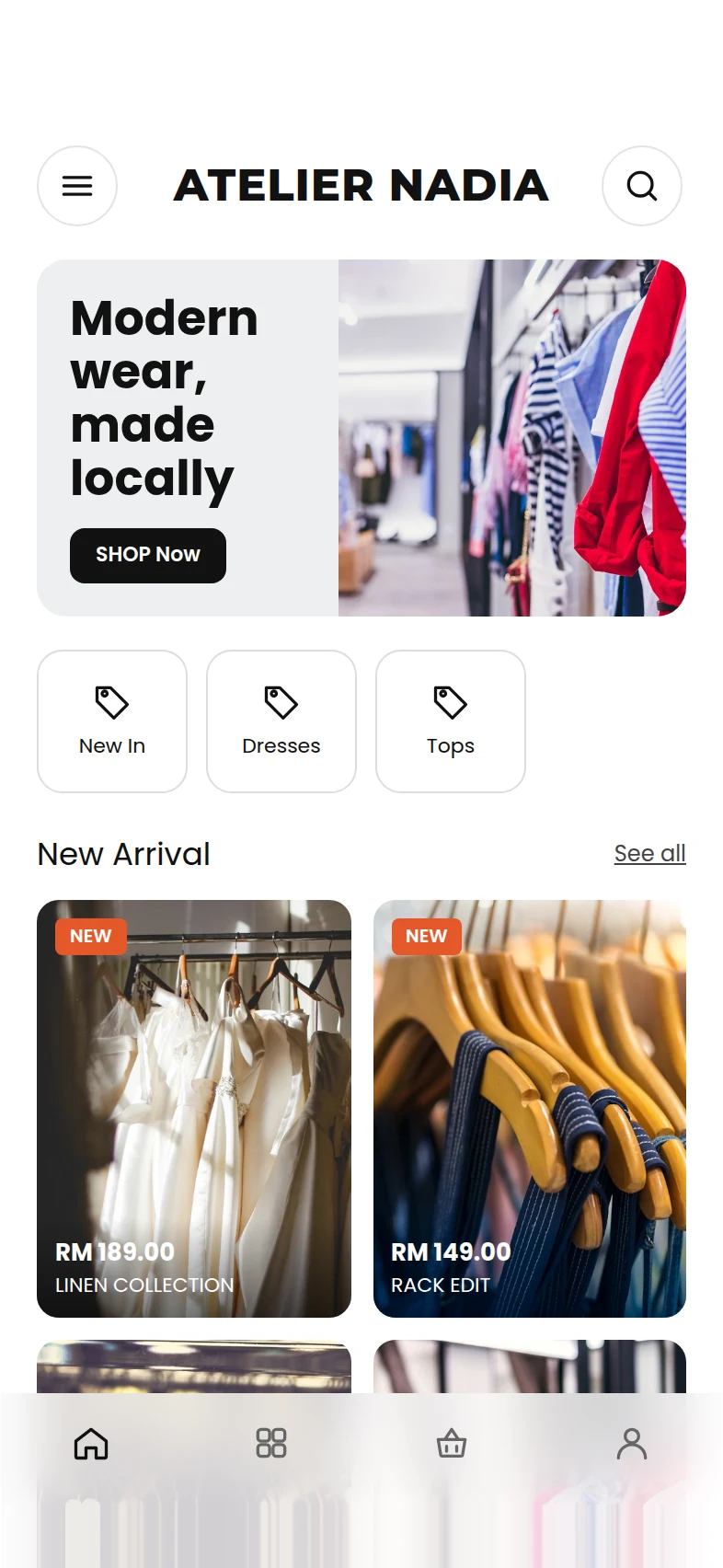 Storefront Atelier: fashion